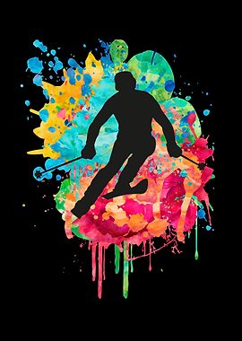 Wintersport Skifahrer