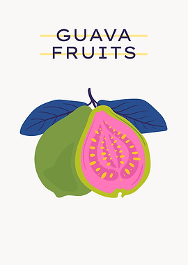 Fresh Guava fruit poster
