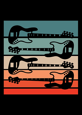 Guitar Retro Vintage