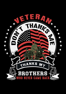 Veteran do not thanks me