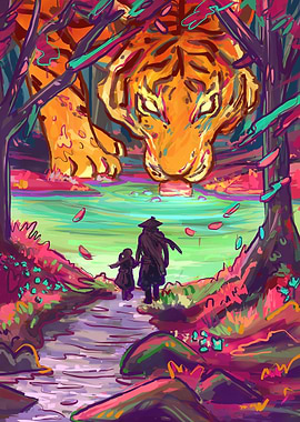 Neon Tiger Forests