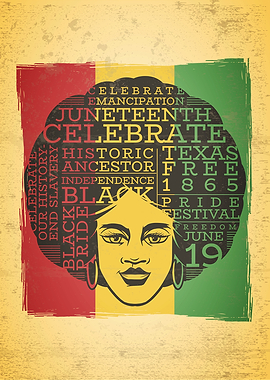 African Woman With Afro