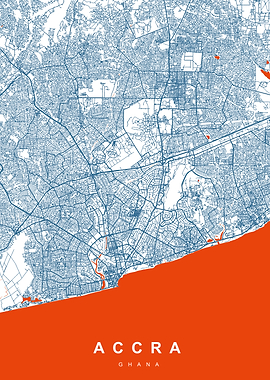 ACCRA Map GHANA