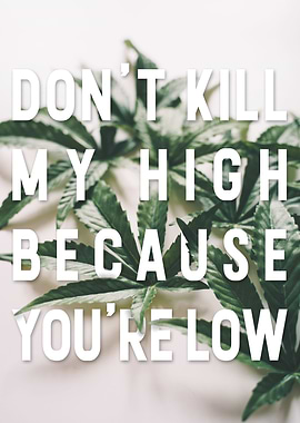 weed art for decoration