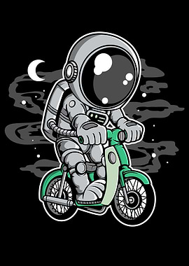 ASTRONAUT PLAY MOTORBIKE