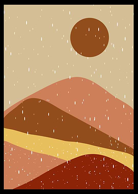 Mountain Modern abstract