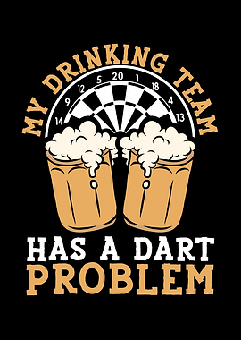 My drinking dart team