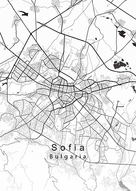 Sofia City Map