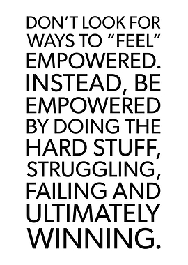 Be Empowered By Winning