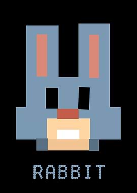 pixel rabbit icon
