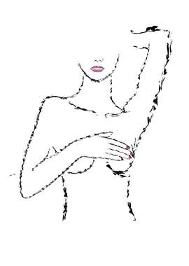 Line Art Female Body