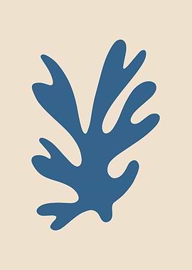 Coral sealife minimalistic
