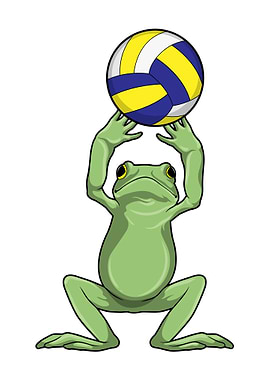 Frog Volleyball Sports