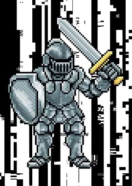 Kings Knight Pixel Art