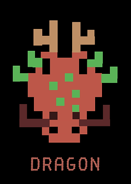 pixel dragon icon