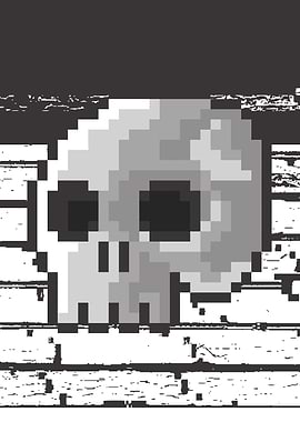 Skull Pixel Art