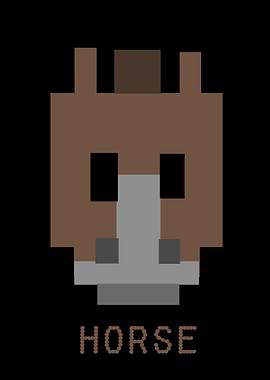 pixel horse icon