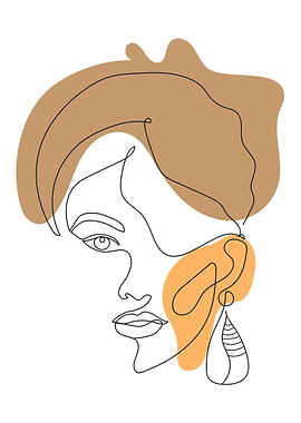 continuous line face