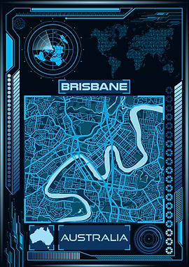 Brisbane Map Australia