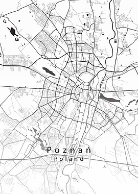 Poznan City Map