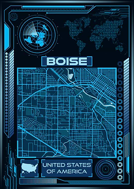Boise Map USA