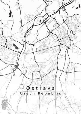 Ostrava City Map