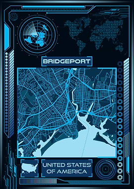 Bridgeport Map USA
