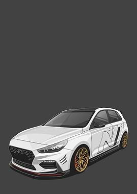 hyundai car white