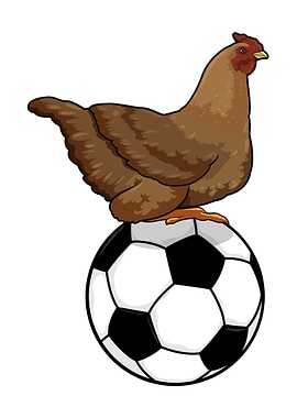 Chicken Soccer Sports