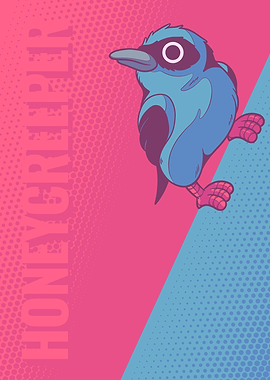 Honeycreeper Blue Bird