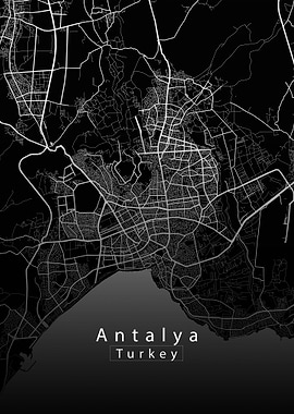 Antalya City Map