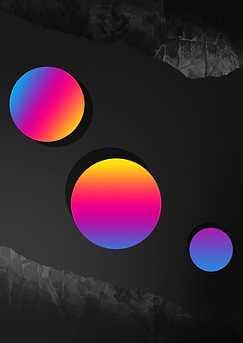 Three Beauties Abstract 5