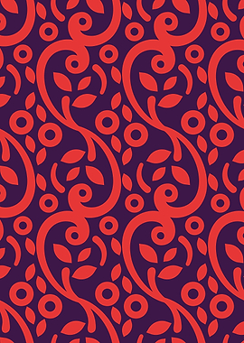 Red swirls