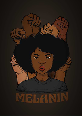 Melanin Girl Black Queen