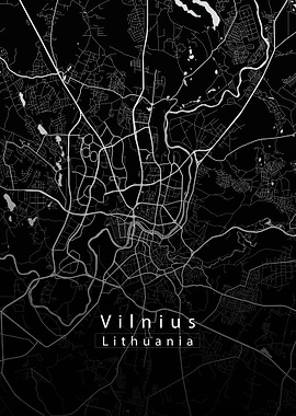 Vilnius City Map