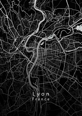 Lyon City Map
