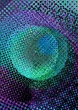 nebula galaxy green blue