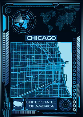 CHICAGO MAP USA