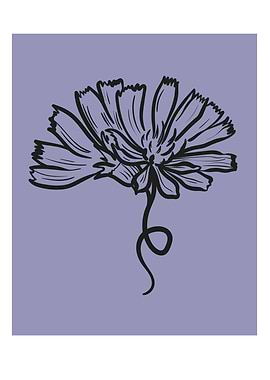 Daisy Flower modern art