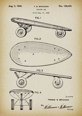 Skateboard Patent