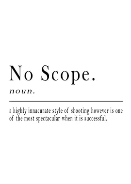 No Scope Definition