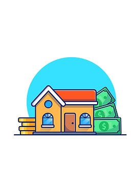 House With Gold Coin