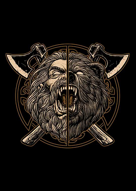 Nordic Viking Berserker