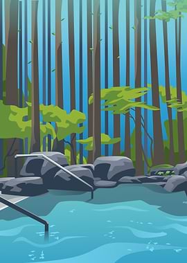 The Nature Pool Forest