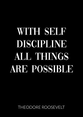 Self Discipline Possible