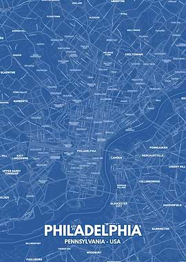 Philadelphia city map