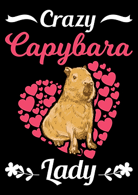 Crazy Capybara Lady