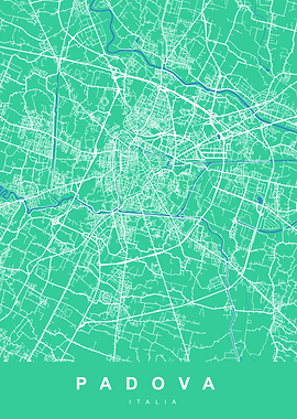 PADOVA Map ITALY