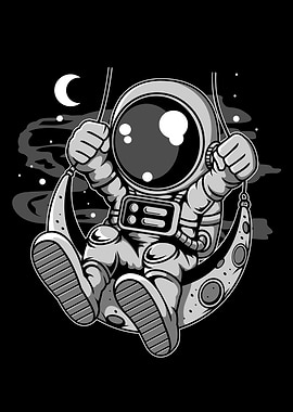 ASTRONAUT MOON SWINGER