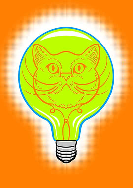Light Bulb Cat